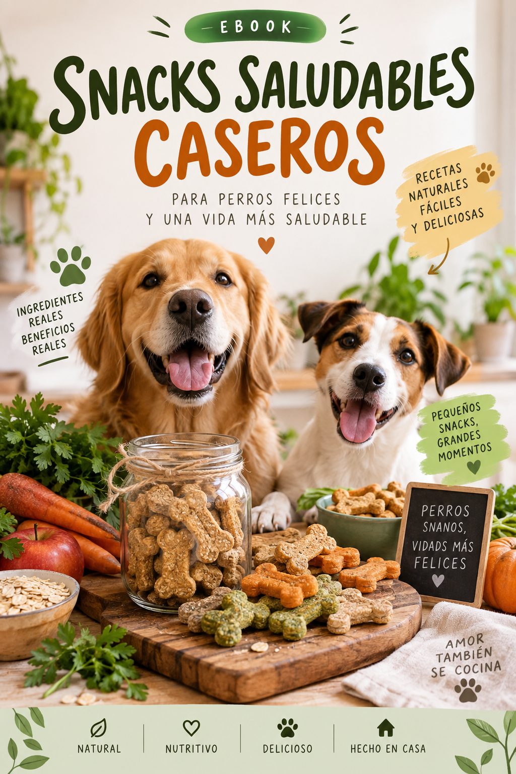Snacks Caseros y Saludables para Consentir a tu Perro